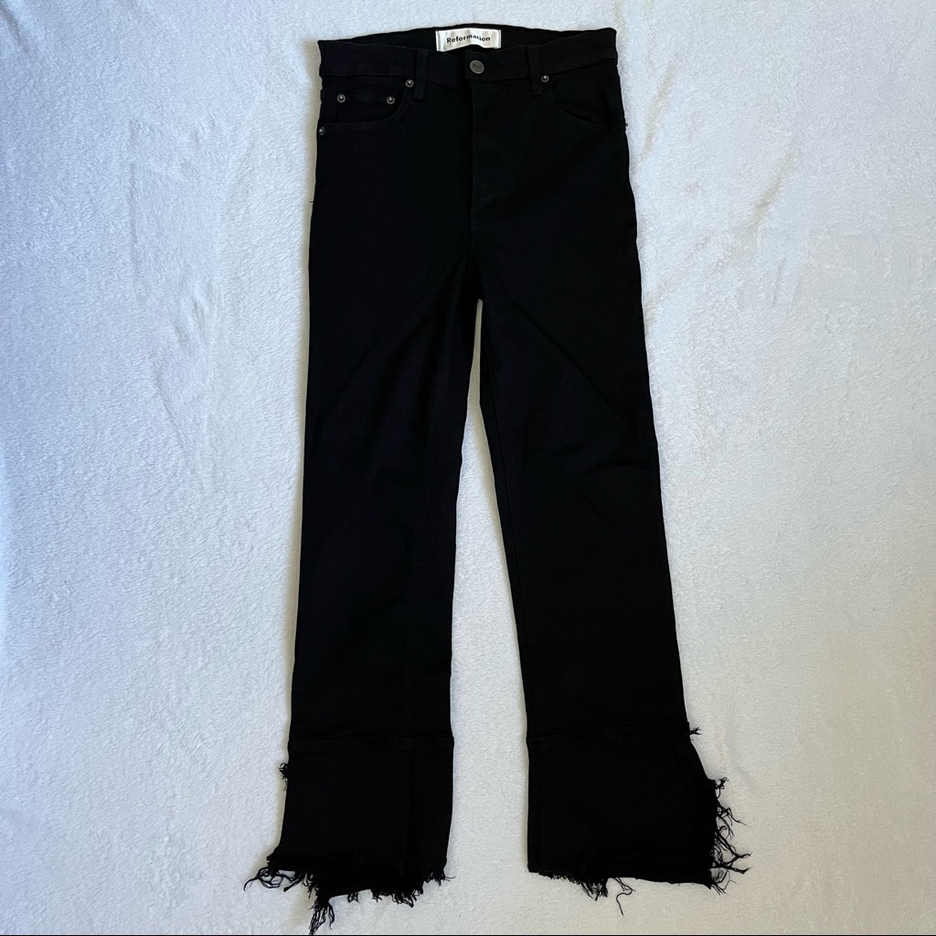 Reformation Ankle Flare Jeans